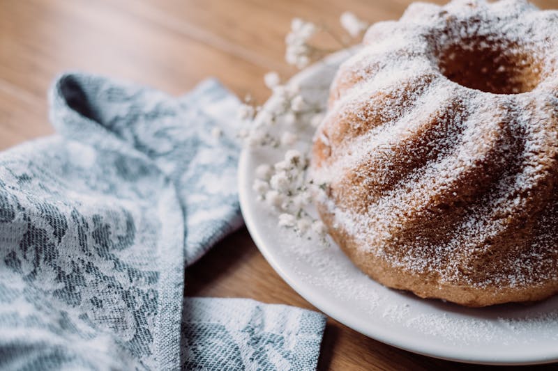 Nutella Pizza Calzone dessert with icing sugar